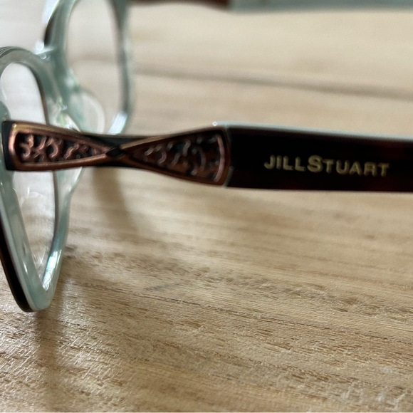 Jill Stuart brown and turquoise stylish Glasses - Picture 3 of 7